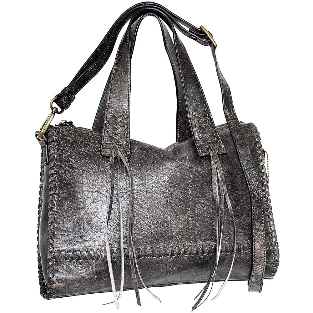 Payton Convertible Satchel - Black