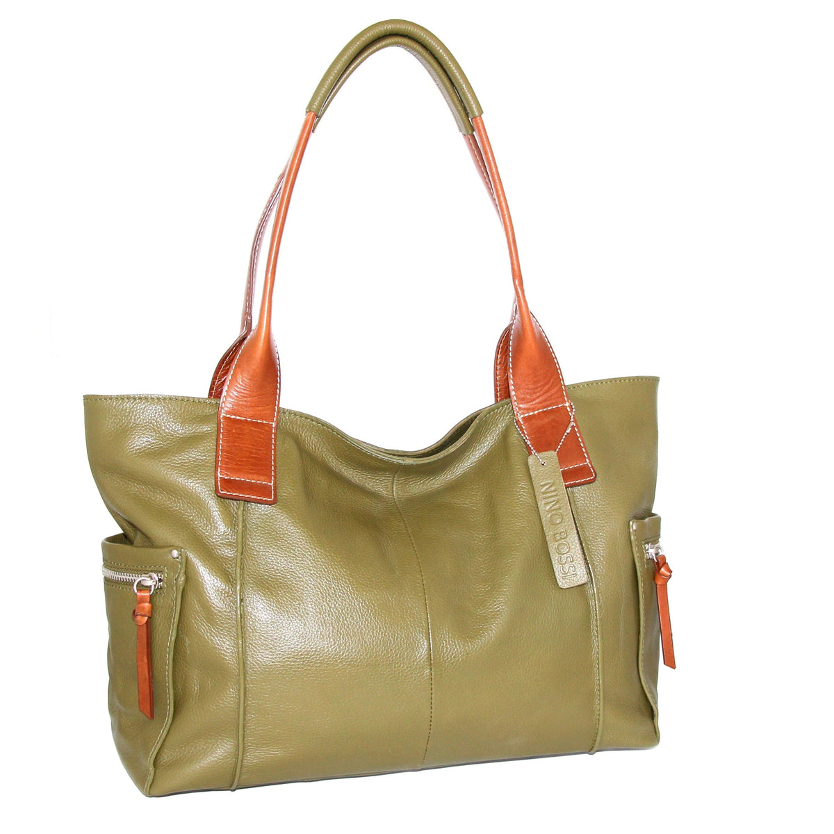 Brenna Leather Tote - Loden