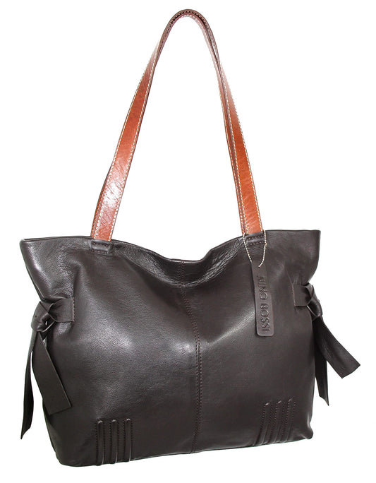 Nino Bossi Handbags Amirah Satchel - Chocolate