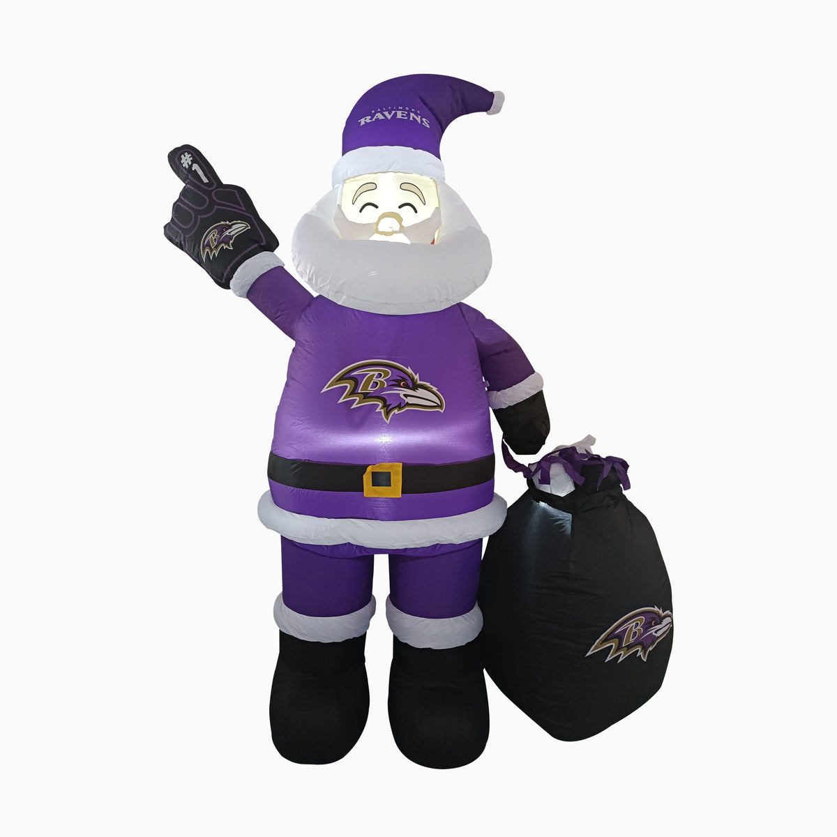 Baltimore Ravens Inflatable Santa