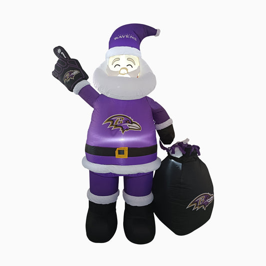 Baltimore Ravens Inflatable Santa