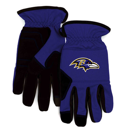Baltimore Ravens Padded Work Gloves
