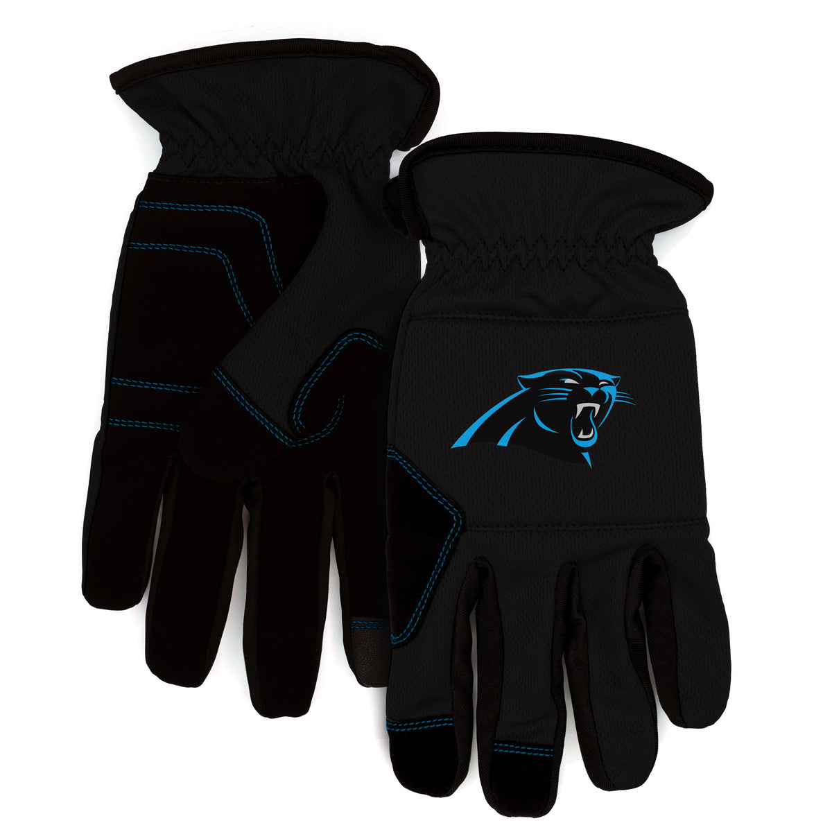 Carolina Panthers Padded Work Gloves