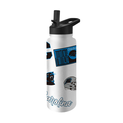Carolina Panthers 34oz Quencher Bottle