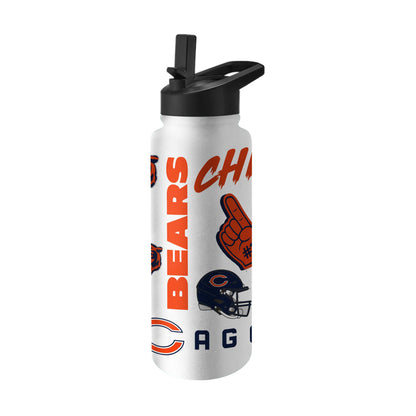 Chicago Bears 34oz Quencher Bottle