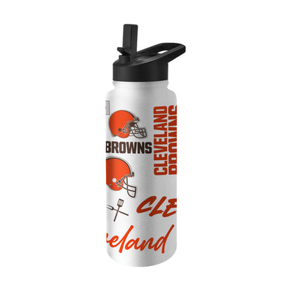 Cleveland Browns 34oz Quencher Bottle