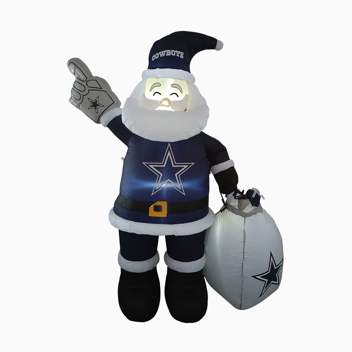 Dallas Cowboys Inflatable Santa