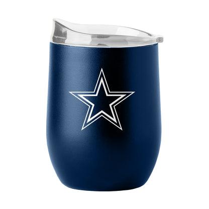 Dallas Cowboys 16oz Powder Coat Curved Beverage