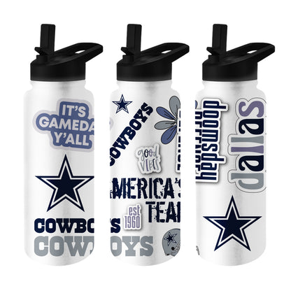Dallas Cowboys 34oz Quencher Bottle