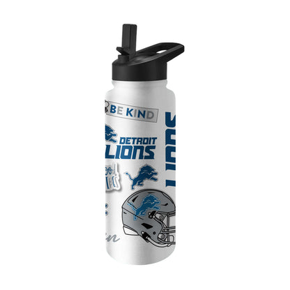 Detroit Lions 34oz Quencher Bottle