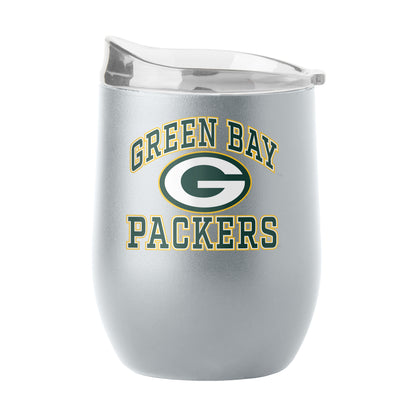 Green Bay Packers 16oz Powder Coat Curved Beverage