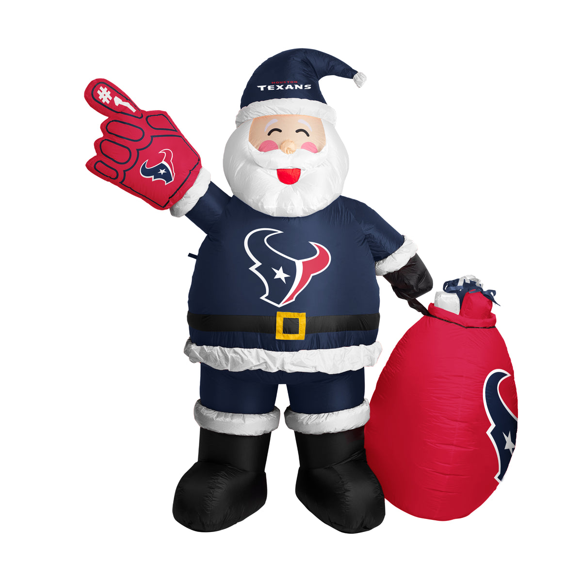 Houston Texans Inflatable Santa