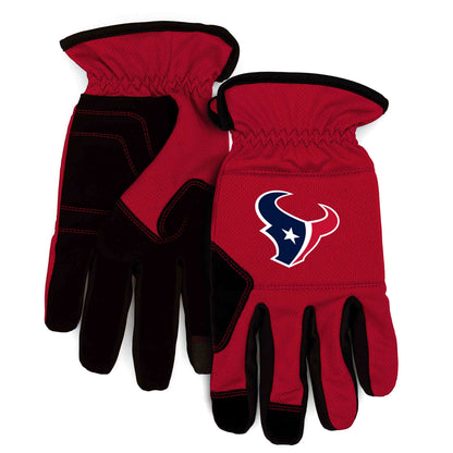 Houston Texans Padded Work Gloves