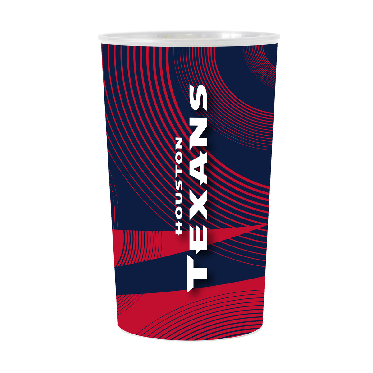 Houston Texans Geometric Hardwall Cup 4 Pack