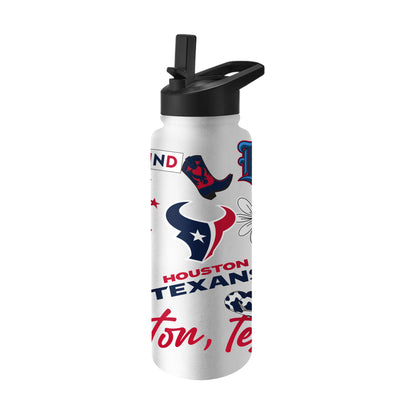 Houston Texans 34oz Quencher Bottle