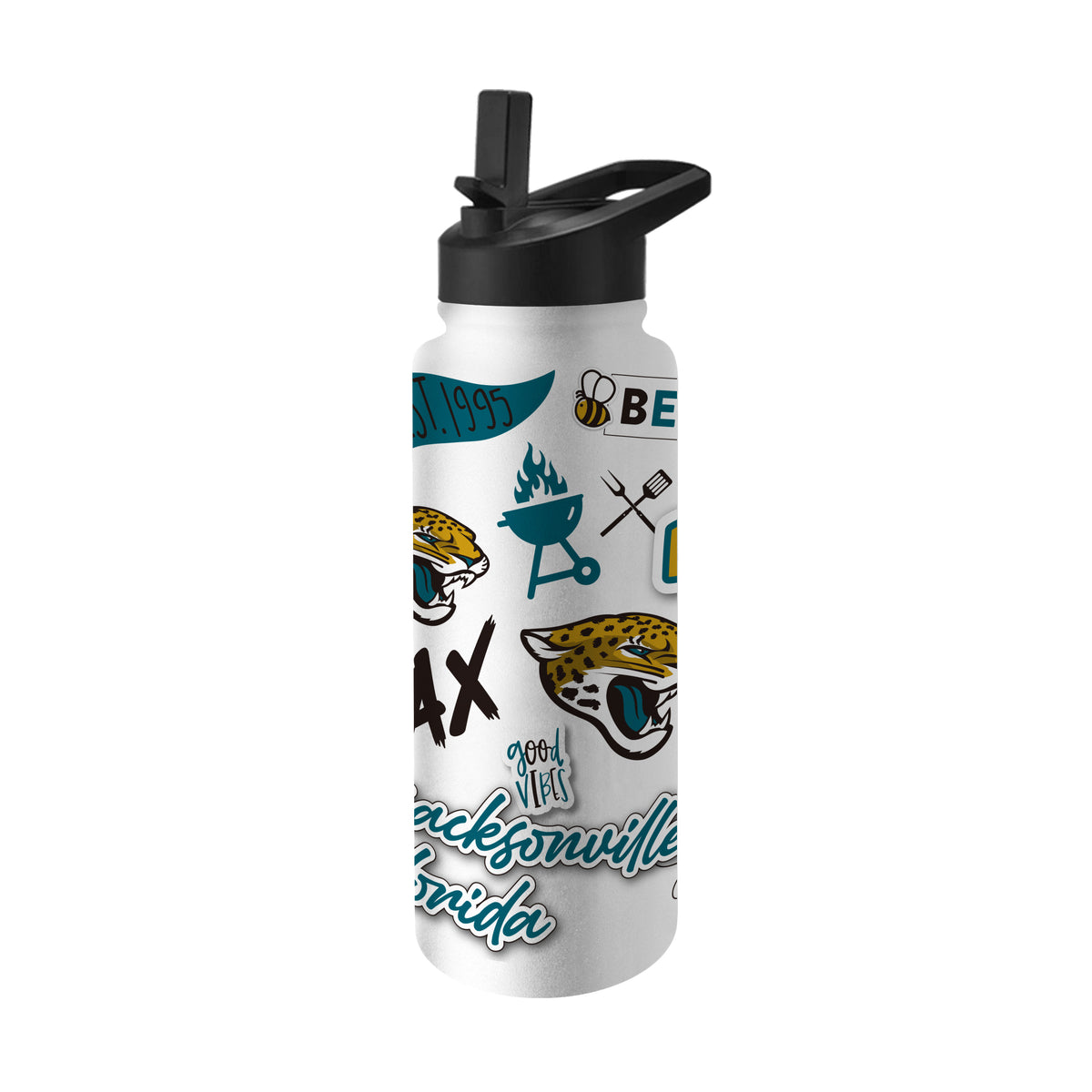 Jacksonville Jaguars 34oz Quencher Bottle