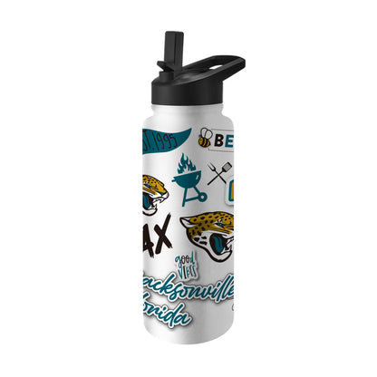 Jacksonville Jaguars 34oz Quencher Bottle