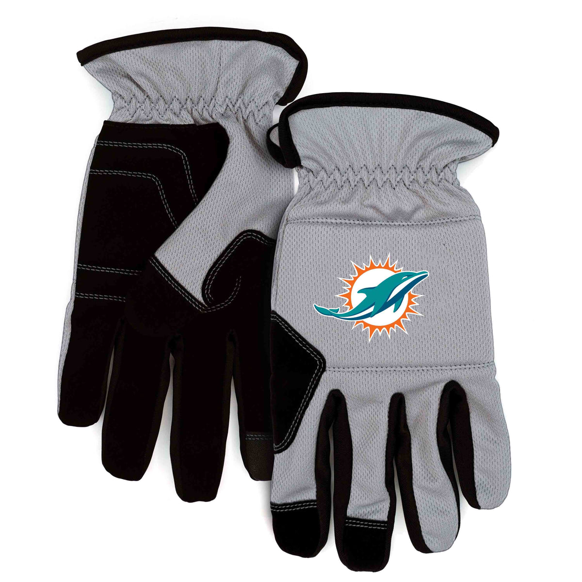 Miami Dolphins Padded Work Gloves