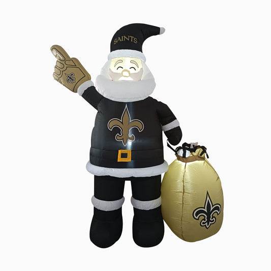 New Orleans Saints Inflatable Santa