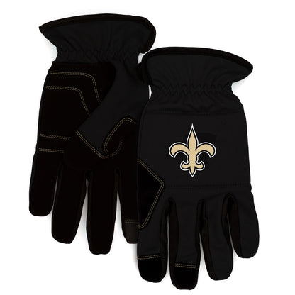New Orleans Saints Padded Work Gloves