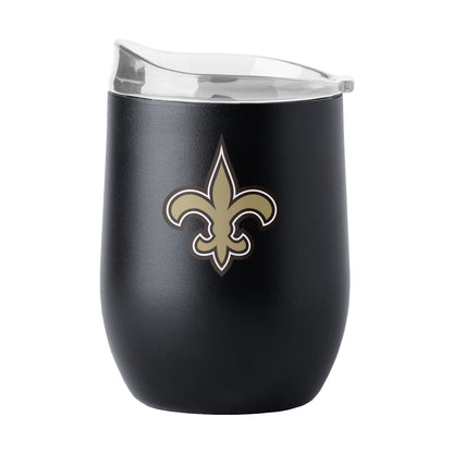 New Orleans Saints 16oz Powder Coat Curved Beverage