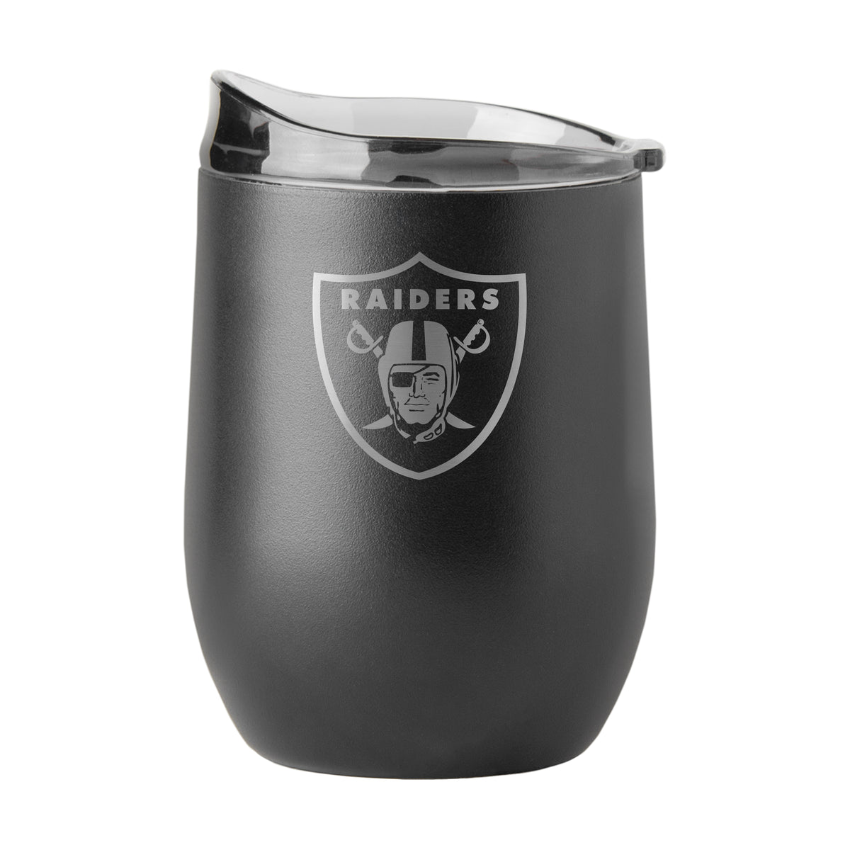 Las Vegas Raiders 16oz Powder Coat Curved Beverage