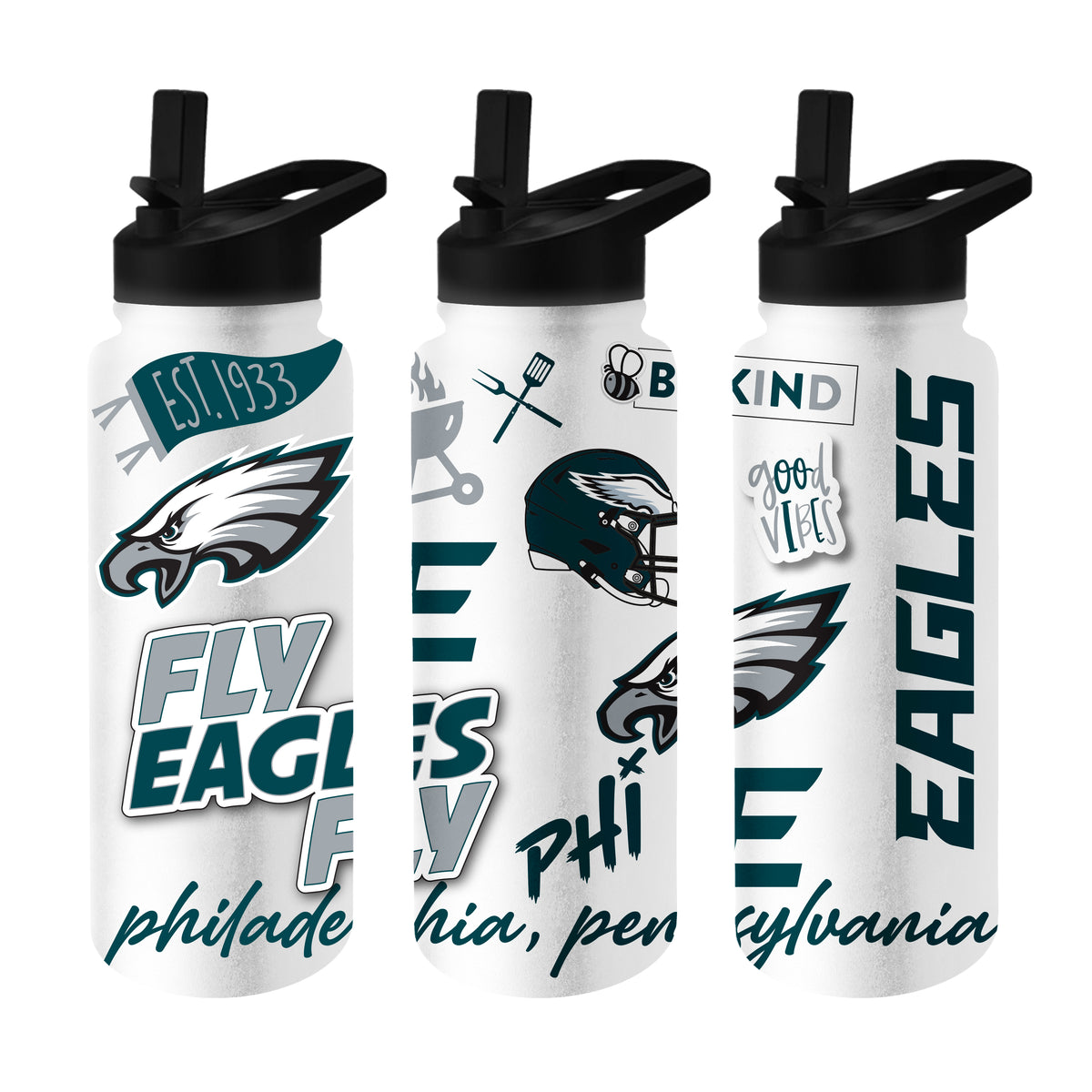 Philadelphia Eagles 34oz Quencher Bottle