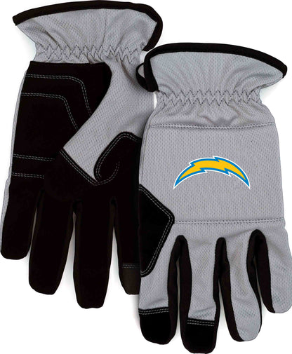 Los Angeles Chargers Padded Work Gloves