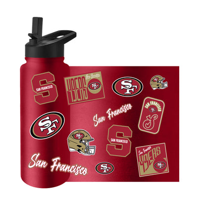San Francisco 49ers 34oz Quencher Bottle
