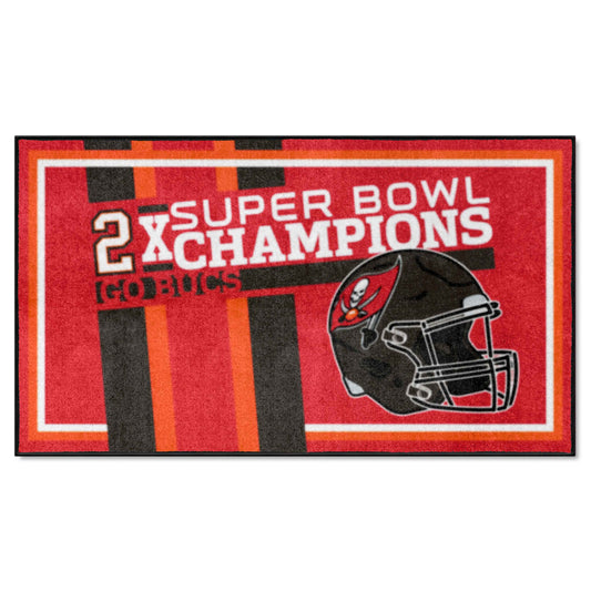 Tampa Bay Buccaneers 3X5AREARUG