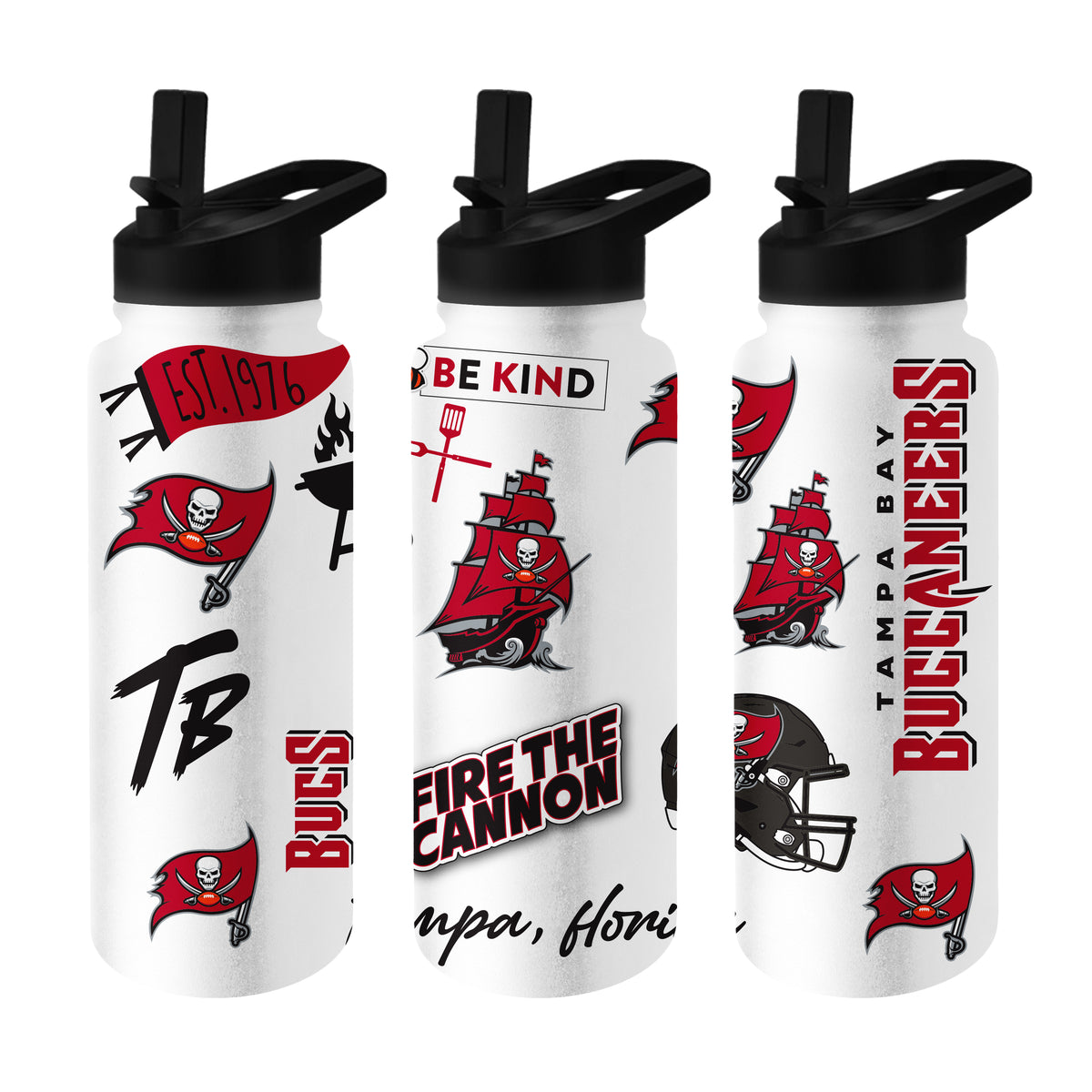 Tampa Bay Buccaneers 34oz Quencher Bottle