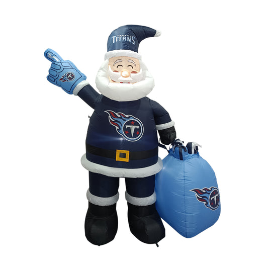 Tennessee Titans Santa Claus Yard Inflatable