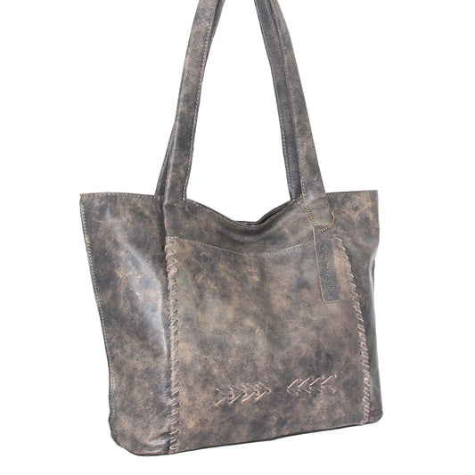 Wendy's Whip Stitch Tote - Grey
