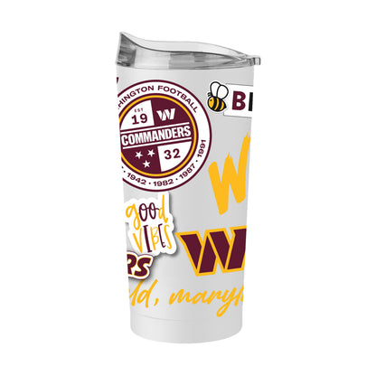 Washington Commanders 20oz Powder Coat Tumbler
