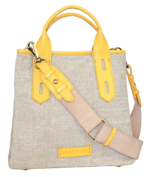 Alberta Leather Hobo in Lemon