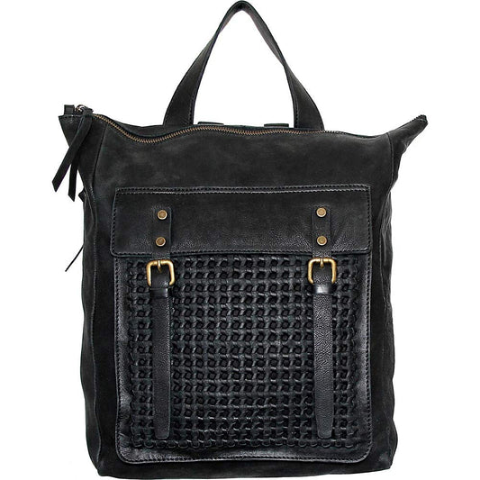 Suzanna Leather Backpack - Black