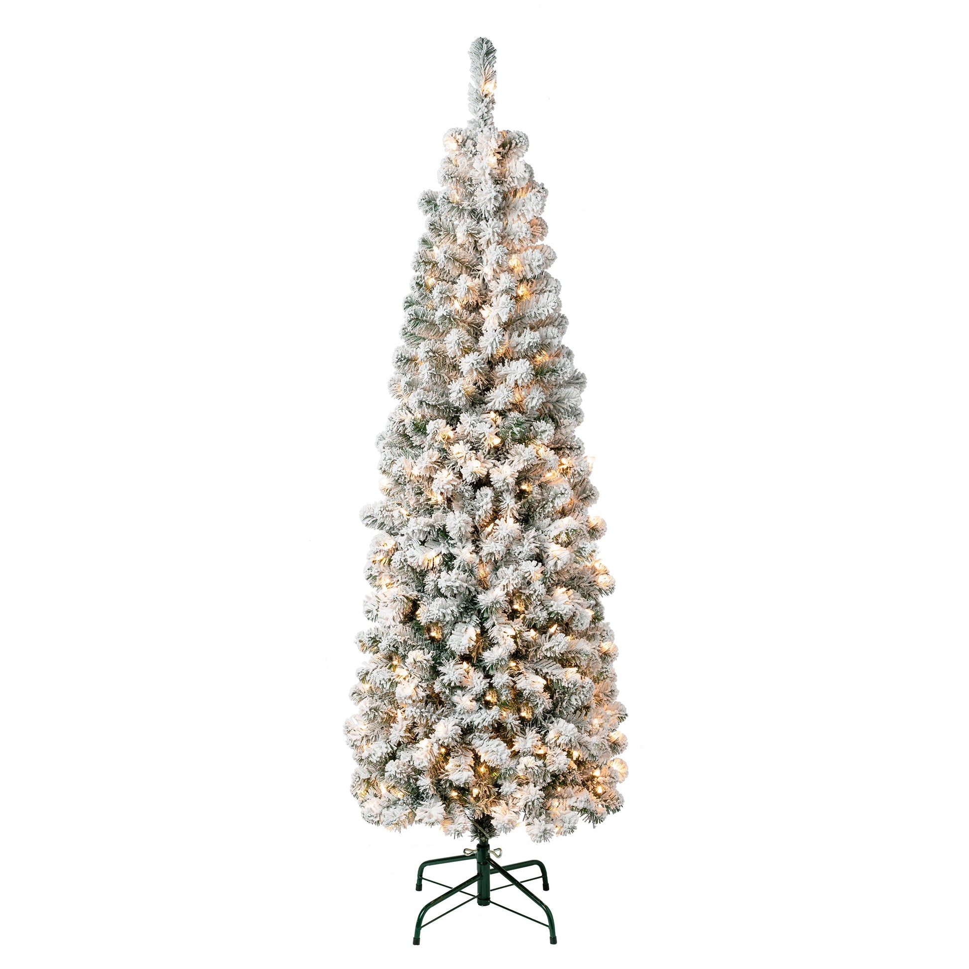 6 ft. Pre-Lit Acacia Pencil Slim Tree