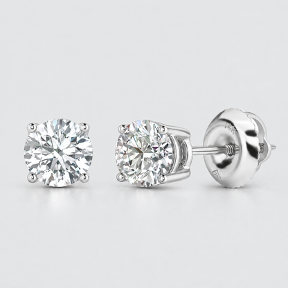 Love 1/2-Carat Diamond Stud Earrings