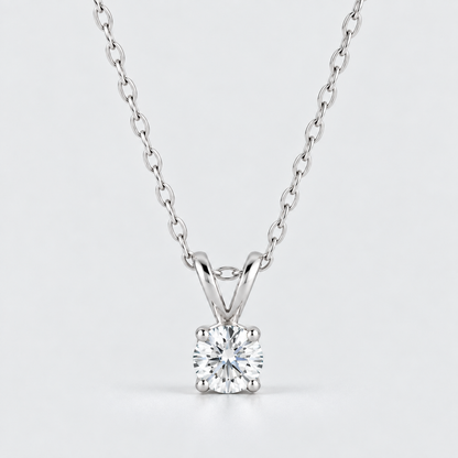 Love 1/4-Carat Solitaire Diamond Necklace