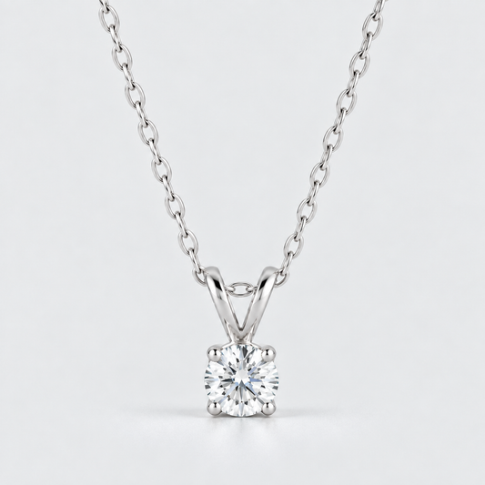 Love 1/2-Carat Solitaire Diamond Necklace