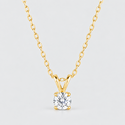 Love 1/2-Carat Solitaire Diamond Necklace