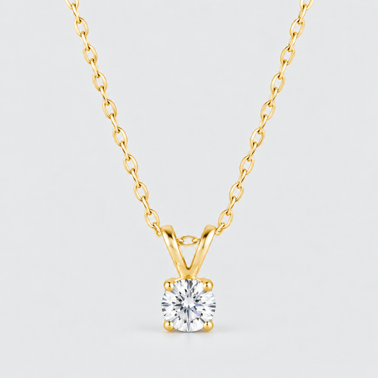 Love 1/2-Carat Solitaire Diamond Necklace