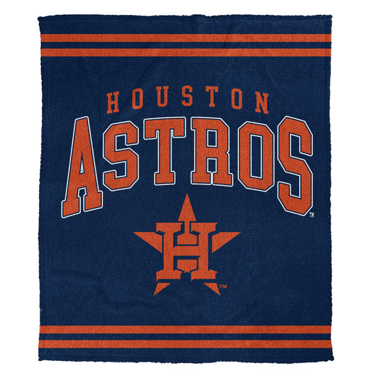 Houston Astros Vintage Arch Cozy Knit Blanket 60" x 70"