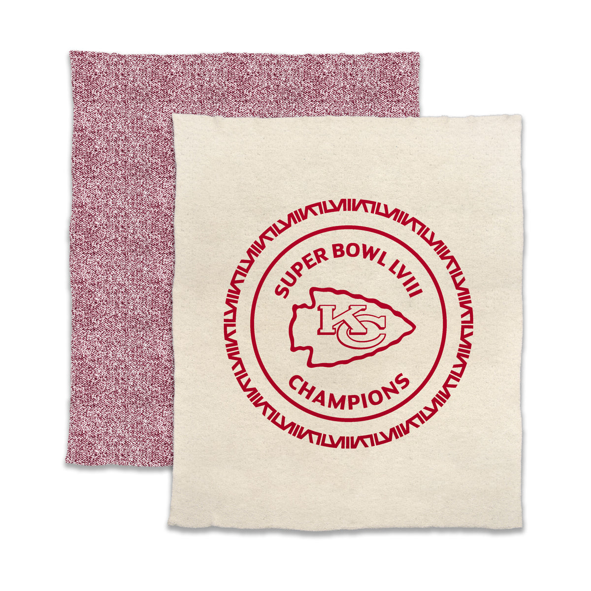 Kansas City Chiefs SB 58 Champions Full Size Lux Dreams Blanket