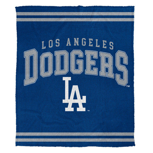 Los Angeles Dodgers Vintage Arch Cozy Knit Blanket 60" x 70"