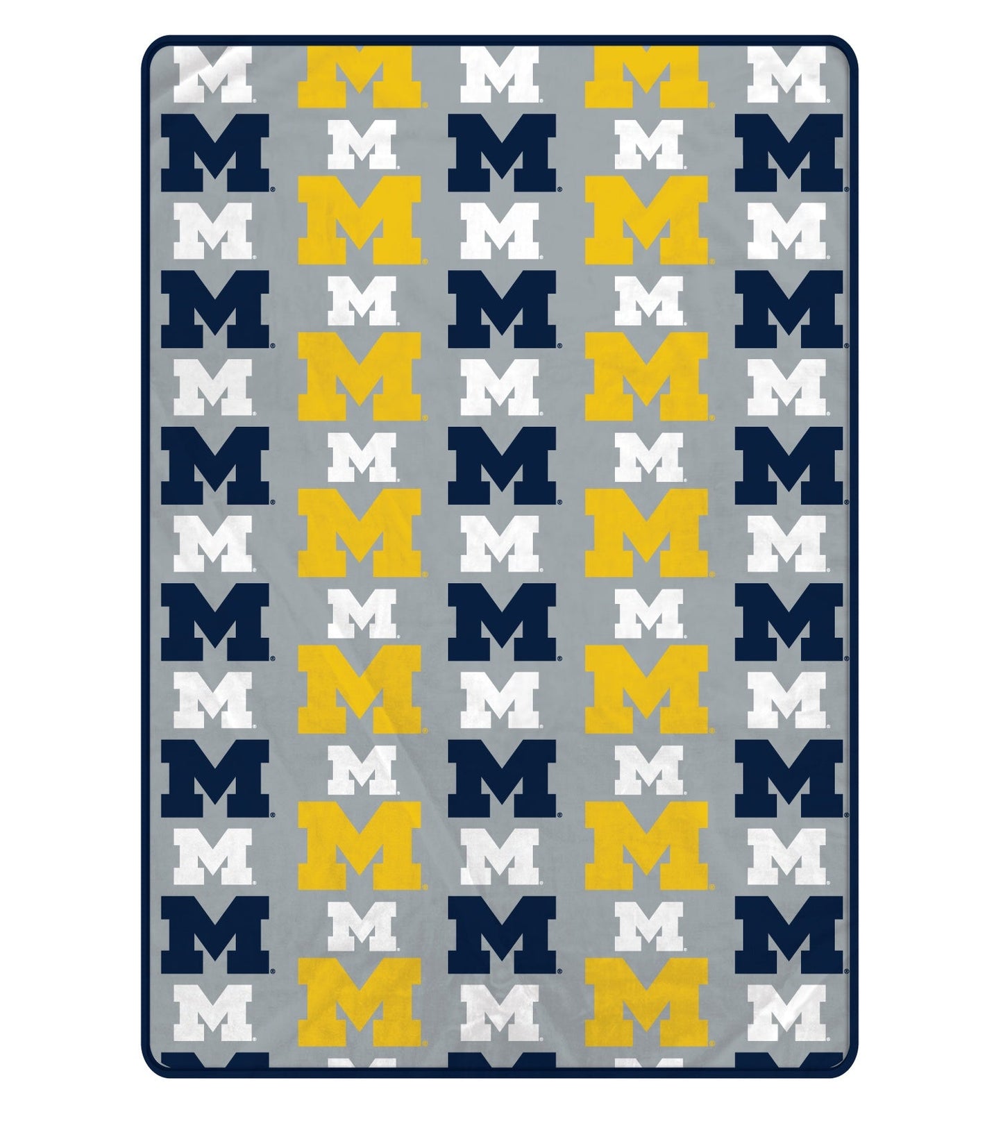 NCAA Repeating Logo Blanket