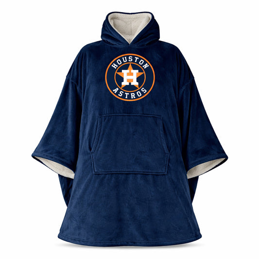 Houston Astros MLB Team Color Bloncho W/Logo Patch