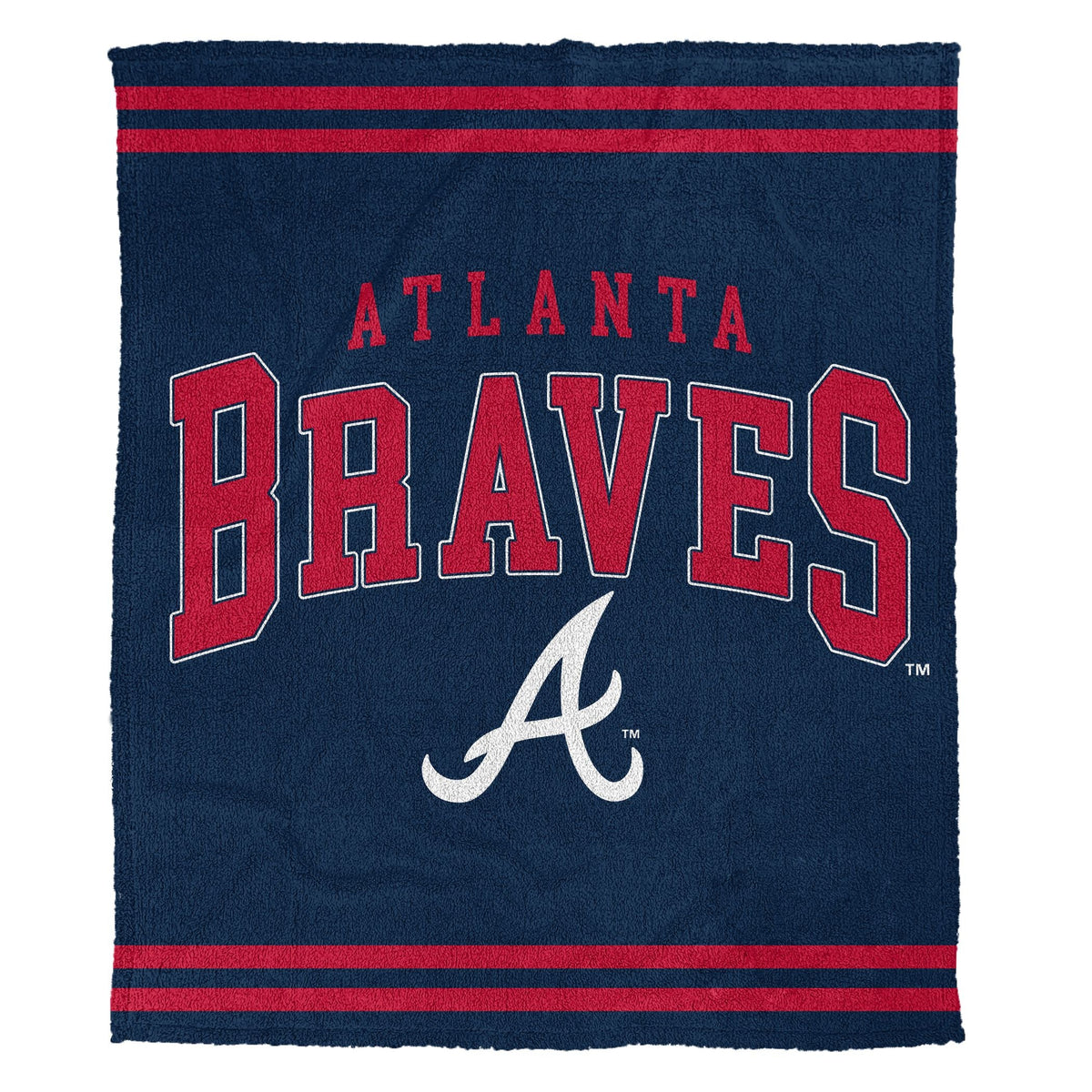Atlanta Braves Vintage Arch Cozy Knit Blanket 60" x 70"