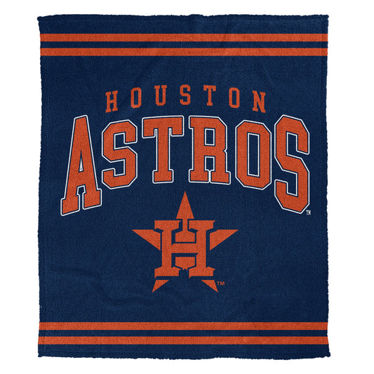 Houston Astros Vintage Arch Cozy Knit Blanket 60" x 70"