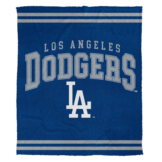 Los Angeles Dodgers Vintage Arch Cozy Knit Blanket 60" x 70"